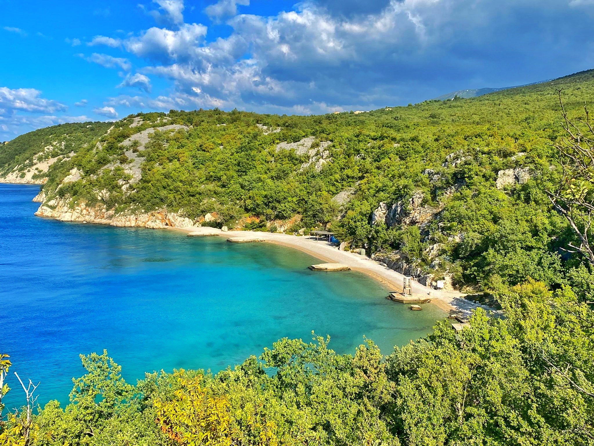Kroatien, am Strand, auswandern Kroatien