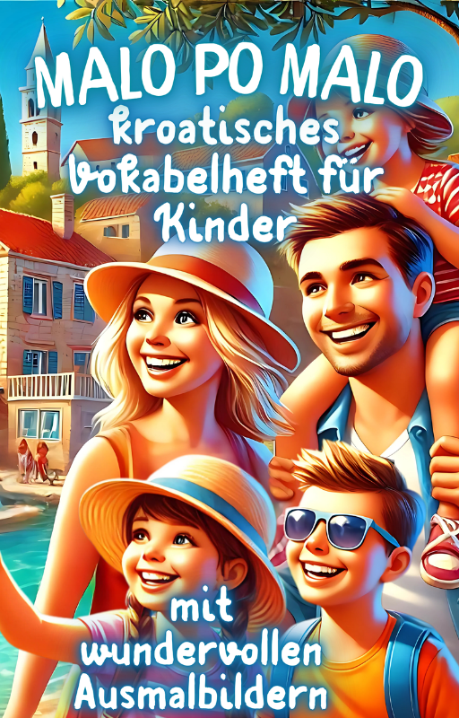 malo po malo vokabelheft, kroatisch, kroatisch lernen, kroatisches vokalbelheft, kroatische sprache